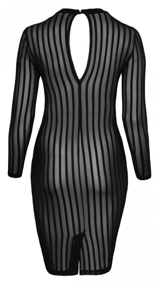 Curve Midi dress in soft and elastic tulle – Noir Handmade Australia