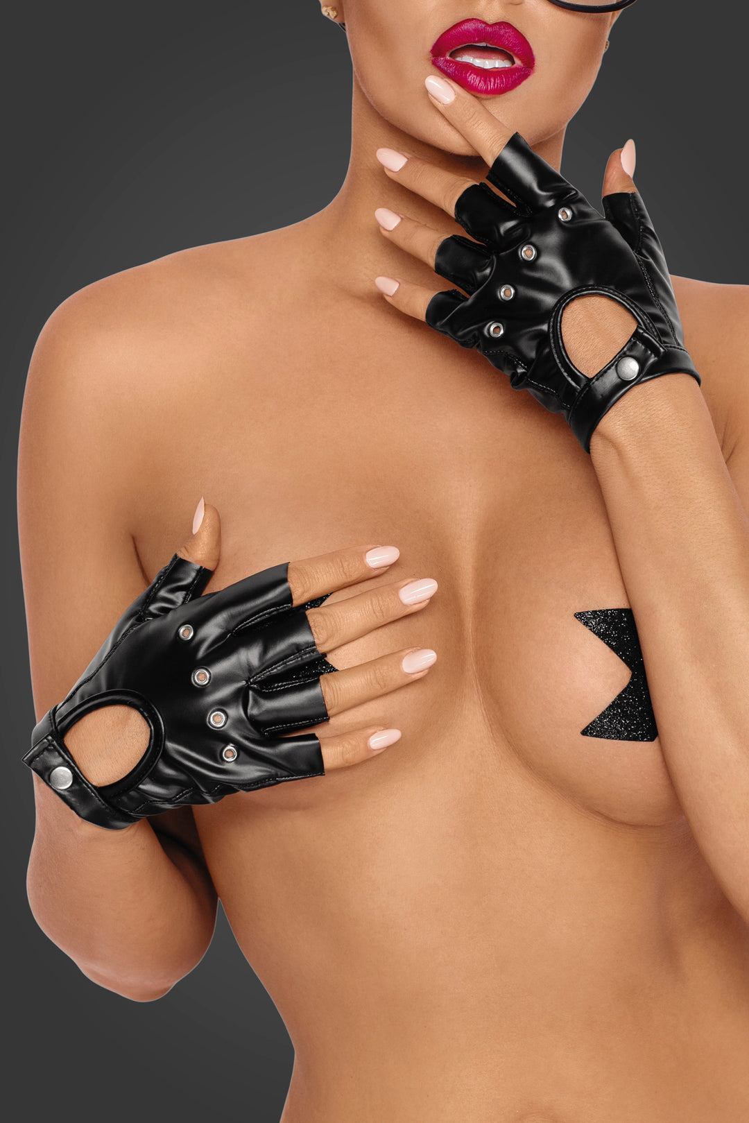 Powerwetlook fingerless gloves