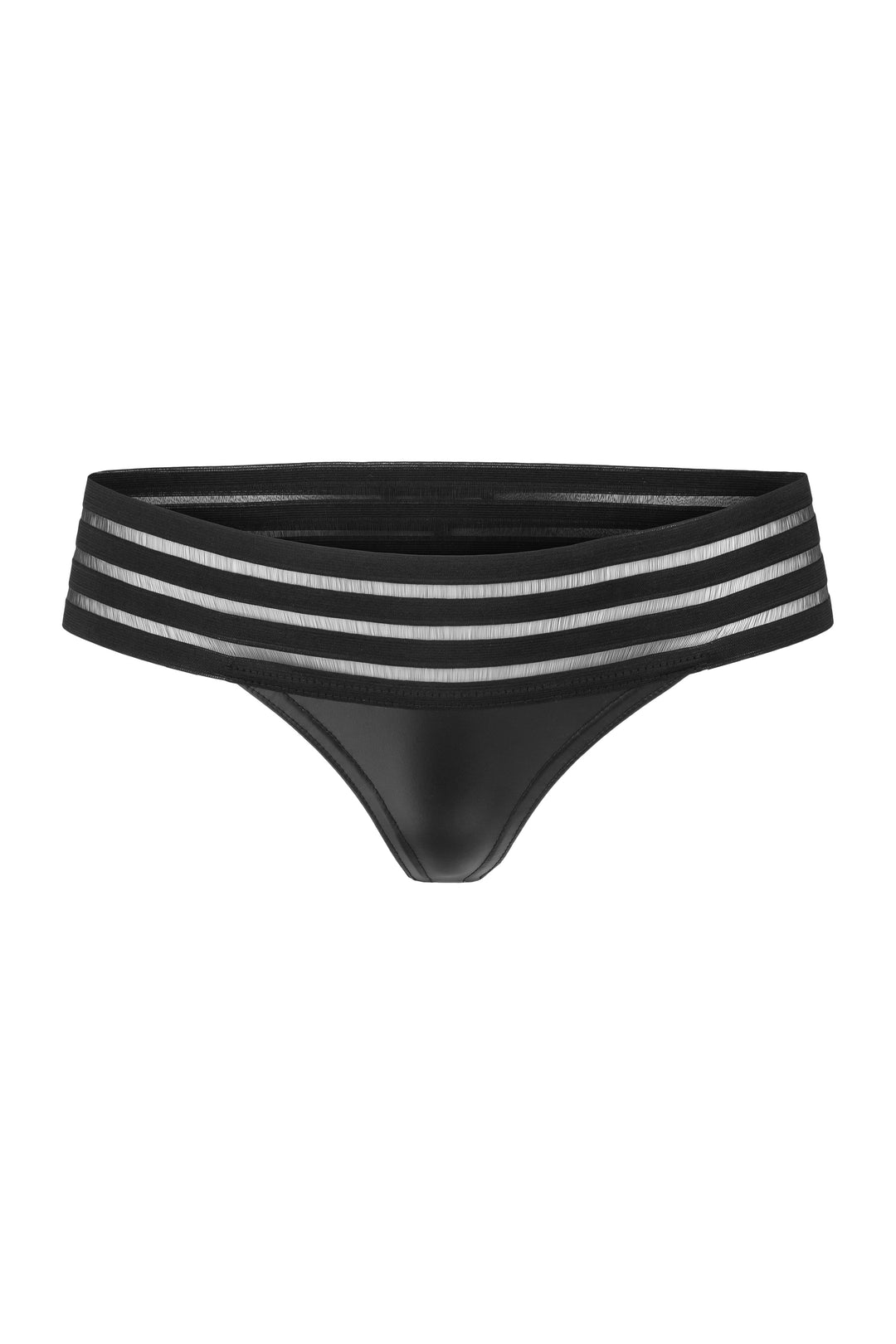 Power Wet Look panty with elastic tape